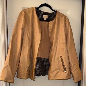 Chico's Metallic Gold Women's Blazer
